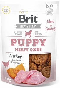 Brit Jerky Puppy Turkey Meaty Coins