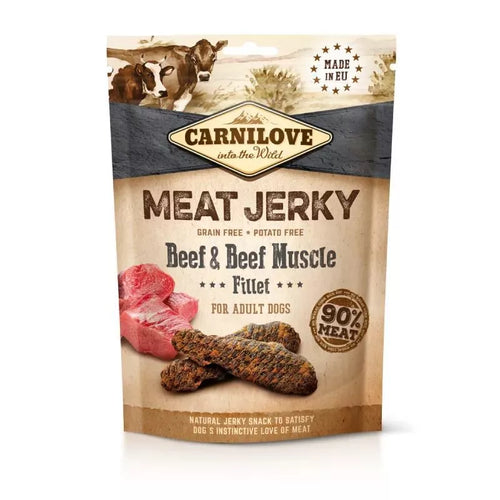 Carnilove Jutalomfalat Jerky Marha Filé 100g