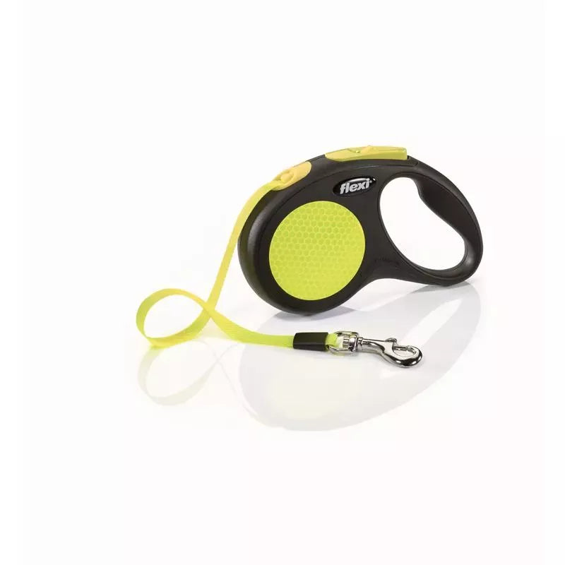 Flexi neon szalagos automata póráz S 5m