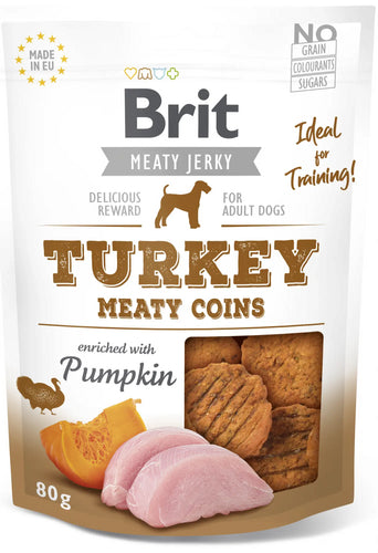 Brit Jerky Turkey Meaty Coins