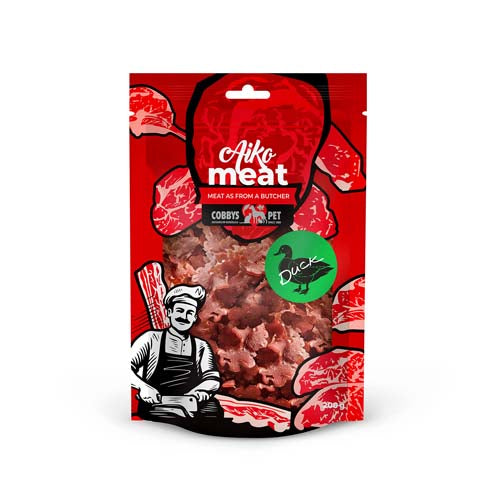 COBBYS PET AIKO Meat falatkák kacsahússal kis termetű kutyáknak 200g