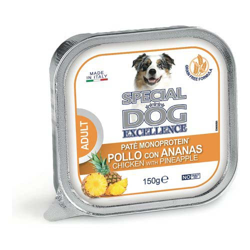 Special Dog Excellence Monoprotein Pástétom Csirke, Rizs, Ananász 150g