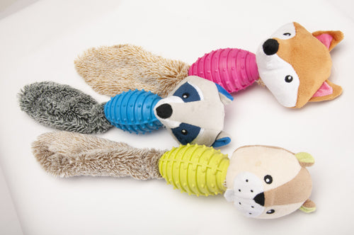 Plüss TPR Játék Labdával 35cm