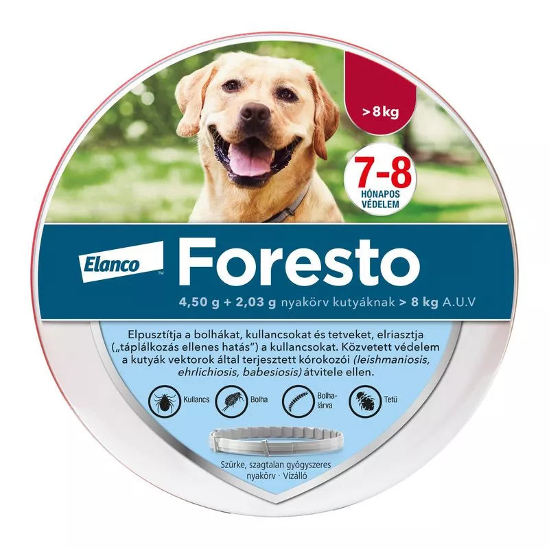 Foresto Bolhanyakörv Nagytestű Kutya 8kg Felett 70cm