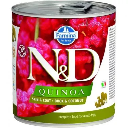 N&D Adult Quinoa Kacsa és Kókusz Konzerv 285g