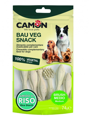 Natur snack fogkefe rizskeményítős közepes